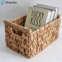 Giỏ đựng rơm HOUCHU Nhà bếp lưu trữ linh tinh thủ công