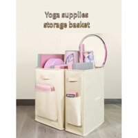 Giỏ Đựng Thảm Tập yoga Có Bánh Lăn Tiện Dụng Yoga Mat Receiving Giỏ Bọt Shaft Receiving Giỏ hàng thể thao Receiving Giỏ dụng cụ tập thể dục Receiving Khung