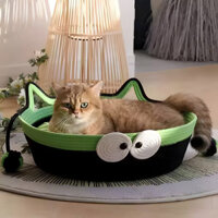 Giỏ đựng thú cưng dệt bằng tay, Chuồng ấm áp, Ngôi nhà võng, Tấm lót chó mèo và chó All-Season, Giường mèo vui nhộn
