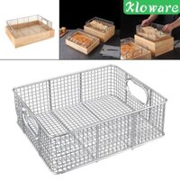 Giỏ đựng thức ăn bằng dây để phục vụ các món Buffet, Giá đỡ hình chữ nhật cho khoai tây chiên và bánh mì