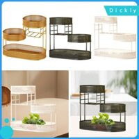 Giỏ đựng trái cây bằng sắt, Giỏ đựng đồ để bàn, Tiết kiệm không gian Trang trí nhà nhiều tầng, Tổ chức lưu trữ giá đỡ rau củ