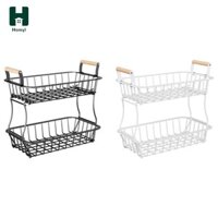 Giỏ đựng trái cây để bàn Homyl Giá đỡ phục vụ 2 tầng cho quầy nhà hàng tại nhà