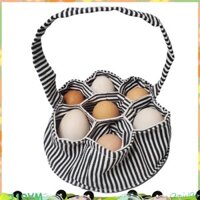 Giỏ đựng trứng bằng vải Mini để tập hợp trứng - 1 giỏ đựng trứng với 7 túi đựng trứng gà, vịt và chim cút youyilu