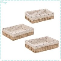 Giỏ Đựng Tủ Dệt Tay Hộp Đựng Cà Phê Trái Cây Bữa Trưa