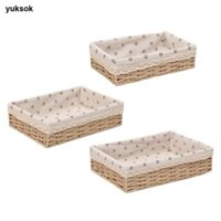 Giỏ Đựng Tủ Dệt Tay Hộp Đựng Cà Phê Trái Cây Bữa Trưa