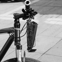 Giỏ gấp xe đạp/ Giỏ xe đạp thể thao gấp lại được Loại 1 cao cấp nặng 1400g