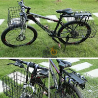 Giỏ Gấp Xe Đạp Thể Thao, Xe Địa Hình Mầu Đen Cao Cấp