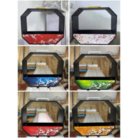 Giỏ gỗ vali Bát Giác bằng gỗ sang trọng cao cấp