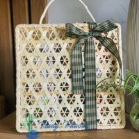 Giỏ gói quà tết mây tre 09