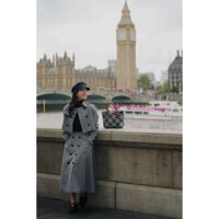 Giỏ Hình Hạt Nhựa Quai Da Chuẩn,Giỏ Đan Tay,Túi Xách Đan TayThủ Công ,Làn Nhựa Đi Chợ,Phối Với Áo Dài,Đầm Đi Biển