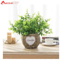 Giỏ hoa để bàn trang trí văn phòng, quầy lễ tân cực xinh GH-24