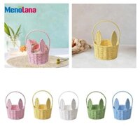 Giỏ hoa dệt Phục sinh có tay cầm Giỏ hoa bé gái Trang trí ngày lễ cho trang trí tiệc cưới