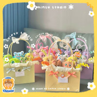 Giỏ Hoa Gấu Bông Pastel Chinsu studio