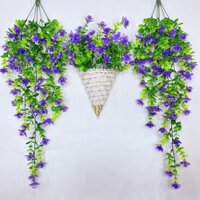 Giỏ Hoa Giả Bằng Nhựa Treo Tường Trang Trí Phòng Khách / Nhà Hàng