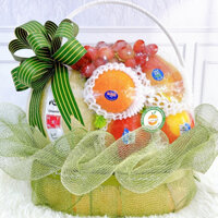 Giỏ hoa quả / giỏ trái cây giá rẻ, tươi ngon GQ_AMI_233  tại Ami Fruit Hà Nội