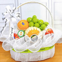 Giỏ hoa quả / giỏ trái cây nhập khẩu giá rẻ GQ_AMI_338 tại Ami Fruit Hà Nội