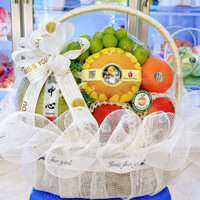 Giỏ hoa quả / giỏ trái cây nhập khẩu giá rẻ GQ_AMI_344 tại Ami Fruit Hà Nội