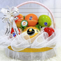 Giỏ hoa quả / giỏ trái cây nhập khẩu biếu tặng đẹp, giá rẻ GQ_AMI_304 tại Hà Nội