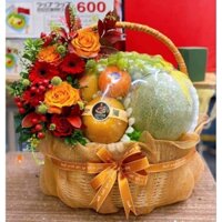 Giỏ hoa quả, trái cây cao cấp làm theo yêu cầu
