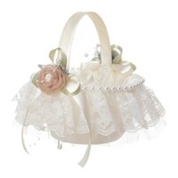 Giỏ hoa ren cưới Hộp đựng kẹo trái cây cho đồ dùng dự tiệc