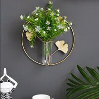 Giỏ Hoa Treo Tường Khung Kim Loại - Tặng Kèm Móc