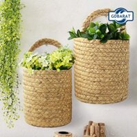 Giỏ Hoa Treo Tường Thiết Kế Đan Mây Độc Đáo Tiện Dụng