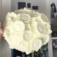 Giỏ hướng dương bánh nướng thạch cao khuôn silicone trang trí