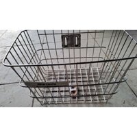 giỏ inox xe đạp nhật bãi zin bội xe đạp