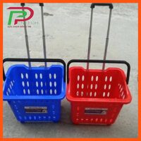 Giỏ kéo siêu thị, giỏ kéo đi siêu thị