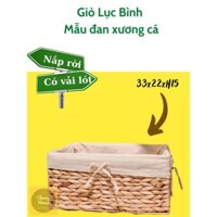 Giỏ lục bình đa năng (SIZE S) - Hộp đựng quần áo, trang trí nhà cửa
