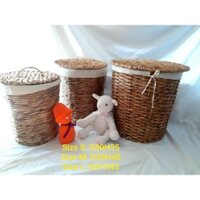 Giỏ Lục Bình Đan Tay Đựng Đồ Chơi Cho Bé