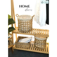 Giỏ Lục bình đựng đồ bằng khung thép