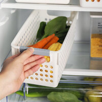 Giỏ lưu trữ nhà bếp, thùng nhựa đựng đồ ăn nhẹ, giỏ tổ chức vuông cho phòng tắm, hộp lưu trữ mỹ phẩm, giỏ nhỏ để bàn STUR 478I