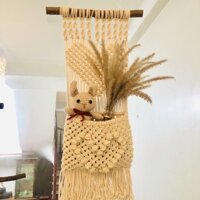 GIỎ MACRAME TREO ĐỒ TRANG TRÍ NHÀ CỬA