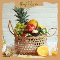 Giỏ Mây Tre Đan đựng quà, Giá Rẻ T12, XƯỞNG MAYHOUSE, Giỏ Quà Tết, Giỏ Đựng Trái Cây, chịu nước không ẩm m