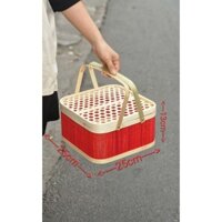 GIỎ MÂY TRE ĐỰNG QUÀ TẾT - SHOP TRANG MINH