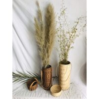 Giỏ Mây Và Tre Đan Trụ Trong Có Quai Xách Và Dây Đeo Chéo Đựng Tài Liệu, quà Tặng Hoặc cắm Hoa Trang Trí