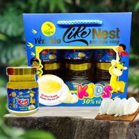 GIỎ MINI 6 HỦ YẾN CHƯNG CHO BÉ LIKE NEST KIDS 30 YẾN