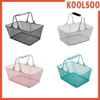 Giỏ mua sắm Kim loại tiện lợi Di động đa chức năng cho cửa hàng bán lẻ Cửa hàng tại nhà Siêu thị Tạp hóa