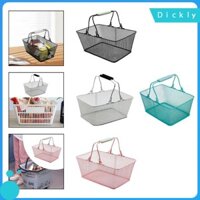 Giỏ mua sắm Kim loại tiện lợi Di động đa chức năng cho cửa hàng bán lẻ Cửa hàng tại nhà Siêu thị Tạp hóa