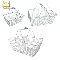 Giỏ Mua Sắm Siêu Thị Tổ Chức Đa Năng Mạnh Mẽ Giỏ Siêu Thị Cho Mỹ Phẩm Trái Cây Thủ Công Phòng Ăn