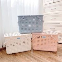Giỏ Nhựa Cao Cấp Đựng Đồ Đi Sinh Cho Mẹ Và Bé INOCHI