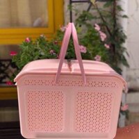 Giỏ nhựa đi sinh, giỏ nhựa đựng đồ mẹ và bé AV317