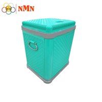 Giỏ nhựa đựng đồ có nắp đậy Minh Nguyên 44.5 x 33 x 29cm - tiện lợi, có quai, đa năng