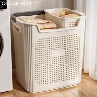 Giỏ Nhựa Đựng Quần Áo Bẩn 8lpe Hình Chữ Nhật Tiện Dụng Cho Gia Đình