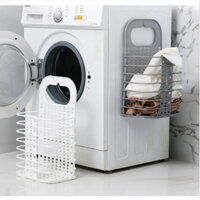 Giỏ Nhựa Đựng Quần Áo Gấp Gọn Đựng Đồ Đi Giặt Treo Tường HA23