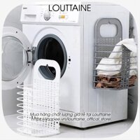 Giỏ nhựa đựng quần áo treo tường  giỏ đựng gấp gọn đựng đồ đa năng - Louttaine