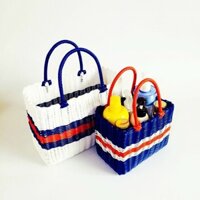 Giỏ Nhựa Đựng Rau Củ Quả / Đồ Tắm Tiện Dụng Mang Đi Dã Ngoại