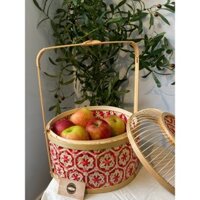 Giỏ quà kiểu lồng chim,giỏ picnic, giỏ đựng quà,giỏ quà tết, giỏ đựng quà biếu, giỏ set quà, giỏ đựng trái cây, BamboTay