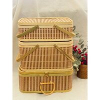 Giỏ quà tặng, giỏ quà tết, giỏ picnic, cắm trại, vali, hộp quà tặng, hộp đựng bánh Trung Thu, hộp quà Tết, decor chụp hì